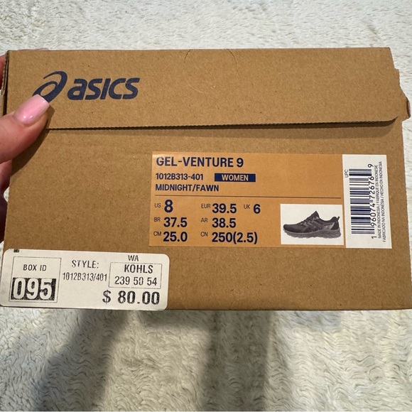NWT ASICS Women’s Gel-Venture 9 Running Shoes - Picture 7 of 7